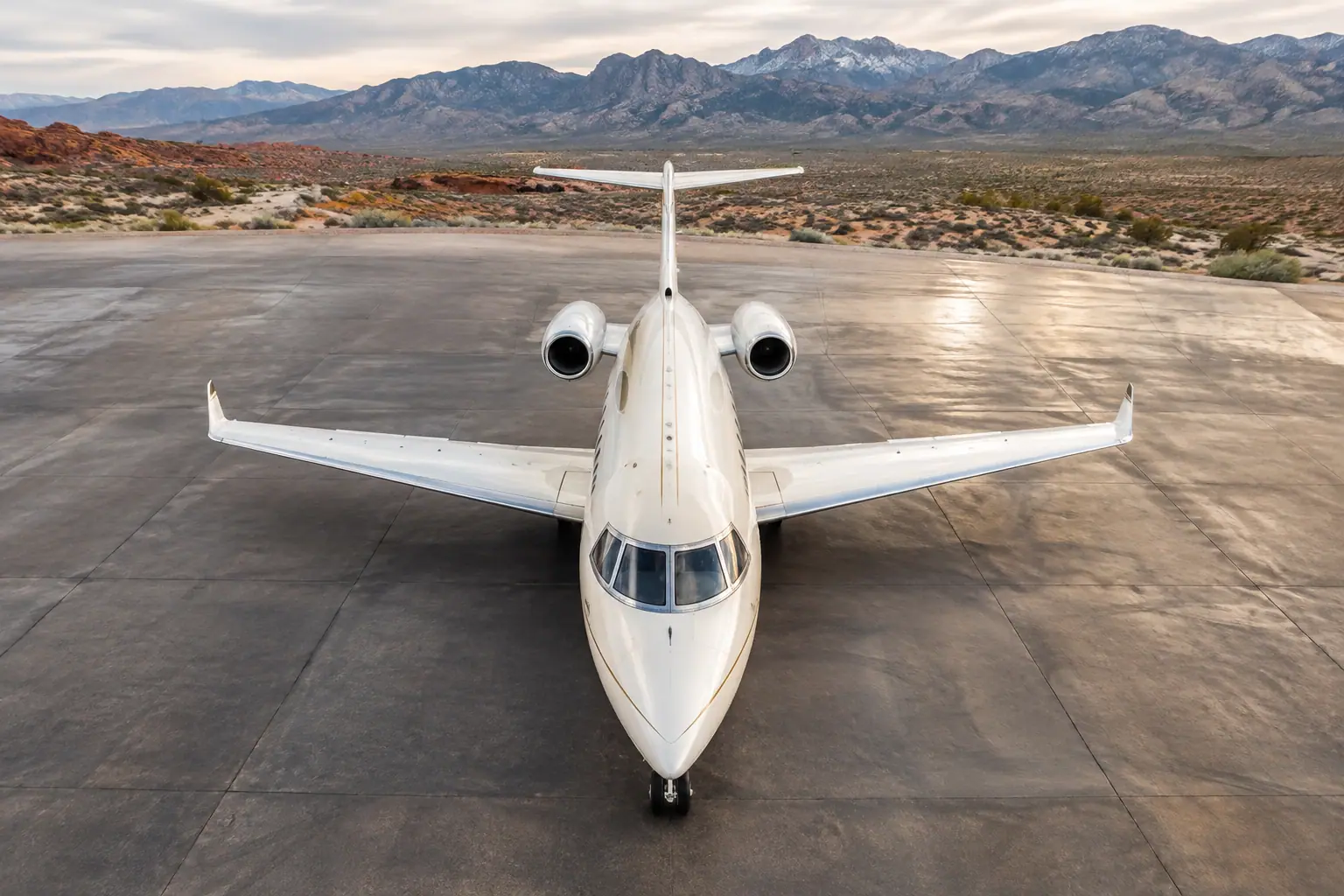 Afternoon on a Las Vegas runway