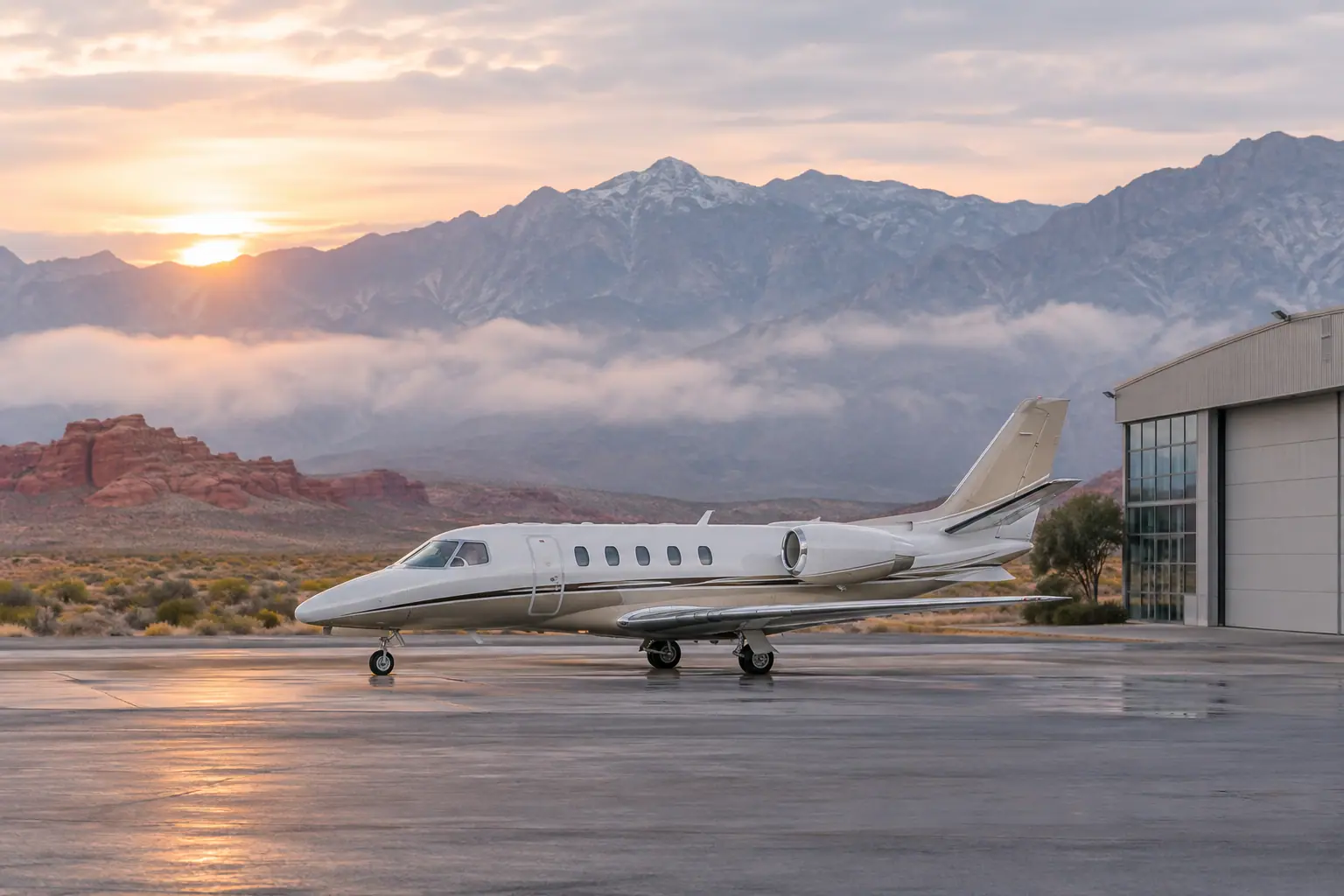 Ramp at North Las Vegas Airport