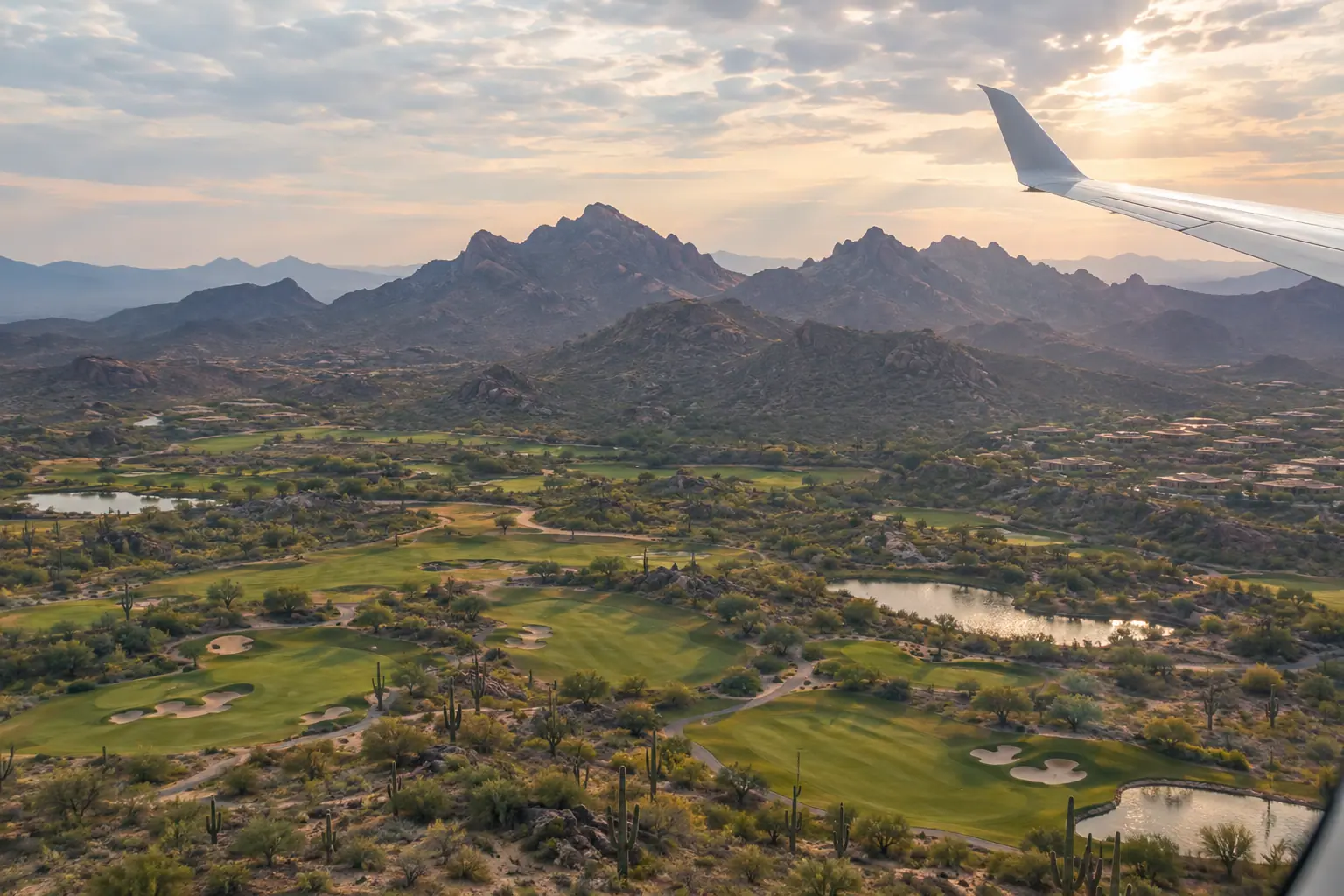 Scottsdale from the air