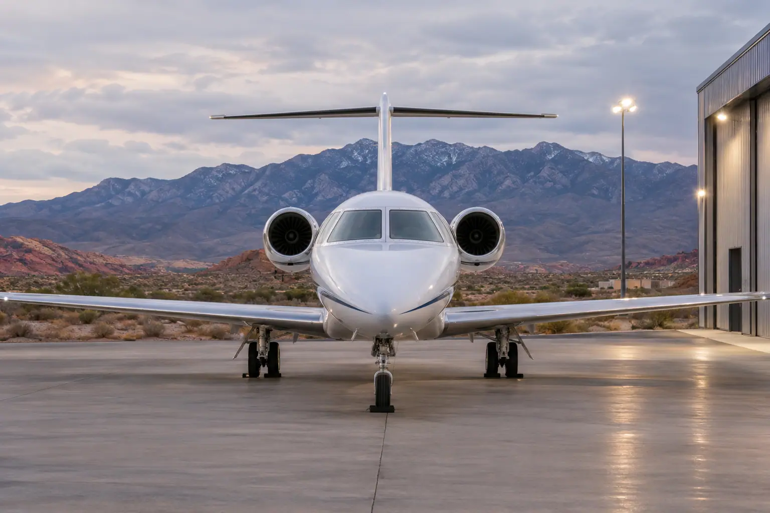 Ramp at Henderson Executive Airport